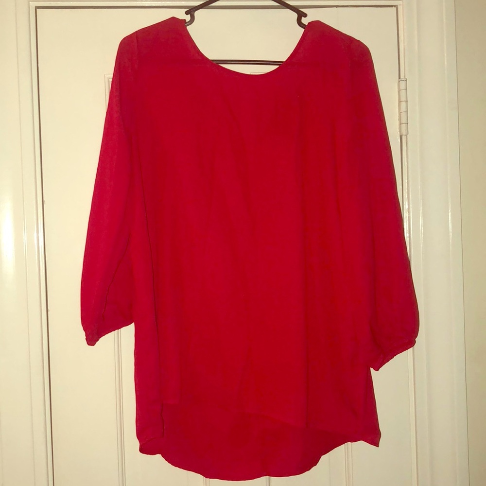 Quarter sleeve blouse